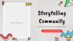 Storytelling Community Kostenlose PowerPoint-Vorlage und Google Slides-Design