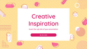 Inspiración creativa Plantilla de PowerPoint y tema de Google Slides gratis