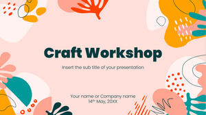 Modèle PowerPoint gratuit d'atelier d'artisanat et thème Google Slides
