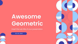 Impressionante modelo geométrico gratuito para PowerPoint e tema para Google Slides