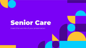 Seniorenbetreuung Kostenlose PowerPoint-Vorlage und Google Slides-Design