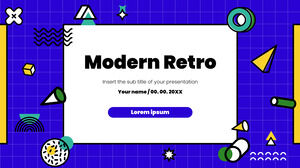 Moderne Retro Kostenlose PowerPoint-Vorlage und Google Slides-Design