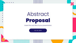 Templat PowerPoint Gratis Proposal Abstrak