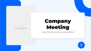 Reunión de empresa Plantilla gratuita de PowerPoint y tema de Google Slides