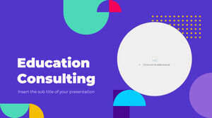 Consultoria educacional Modelo gratuito de PowerPoint e tema do Google Slides