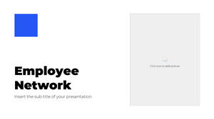 Red de empleados Plantilla gratuita de PowerPoint y tema de Google Slides