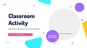 Modello PowerPoint gratuito per attività in classe e tema di Presentazioni Google