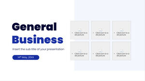 Plantilla de PowerPoint y tema de Google Slides gratuitos de Negocios generales