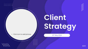 Client Strategy Kostenlose PowerPoint-Vorlage und Google Slides-Design