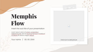 Memphis Flow Modelo gratuito do PowerPoint e tema do Google Slides