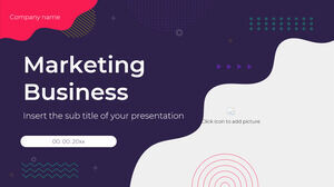 Modelo de PowerPoint grátis para negócios de marketing e tema para Google Slides