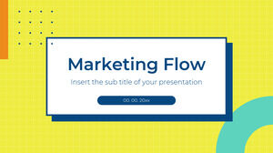 Fluxo de marketing Modelo gratuito de PowerPoint e tema do Google Slides