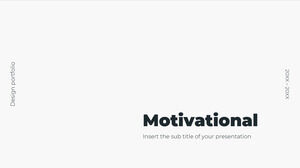 Motivacional Tema gratuito de Google Slides y plantilla de PowerPoint