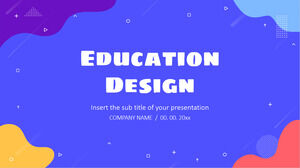 تصميم عرض تقديمي مجاني من Waves لموضوع شرائح Google وقالب PowerPoint
