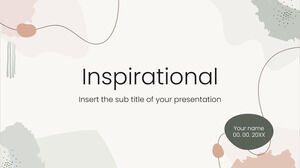 Design inspirador de apresentação gratuita para modelo de PowerPoint e tema de Google Slides