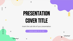 Streszczenie Wave bezpłatny projekt prezentacji dla motywu Prezentacji Google i szablonu PowerPoint