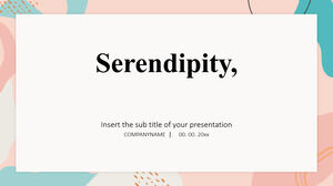 Serendipity Portfolio design de présentation gratuit pour le thème Google Slides et le modèle PowerPoint