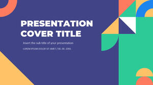 Kostenlose Google Slides-Designs und PowerPoint-Vorlagen für minimalistische geometrische Präsentationen