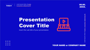 Kostenlose Google Slides-Designs und PowerPoint-Vorlagen für eine minimale Präsentation von Geschäftsberichten