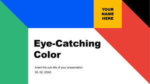 Göz Alıcı Renk Sunumu için Ücretsiz PowerPoint Şablonları ve Google Slaytlar temaları