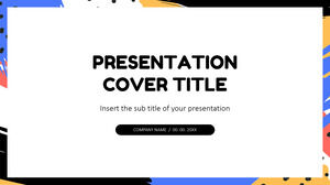 Tema Google Slides gratis dan Template PowerPoint untuk Presentasi Pop Art Berwarna-warni