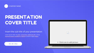 Tema gratuito do Google Slides e modelo de PowerPoint para apresentação do serviço de design de sites