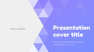 Modelli PowerPoint gratuiti e temi di Presentazioni Google per la presentazione del triangolo astratto aziendale