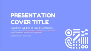 Tema Google Slides gratis dan Template PowerPoint untuk Presentasi Pola Simbol Kreatif