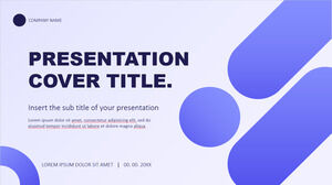 Template PowerPoint gratis dan tema Google Slides untuk Presentasi Minimal Geometri