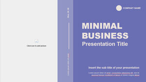 Minimal Business Free powerpoint template and Free Google slides theme