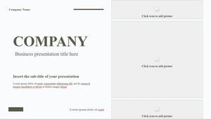 Șabloane gratuite PowerPoint și Google Slides SWOT pentru companie