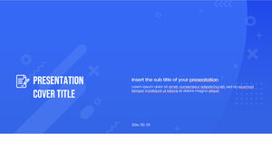 Google 슬라이드 테마 및 PowerPoint 템플릿용 Bluetone 비즈니스 무료 프리젠테이션 디자인