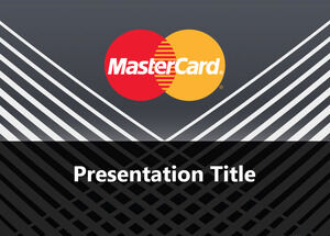 Modèle MasterCard gratuit avec logo PPT