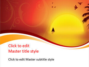 free-sunset-ppt-template