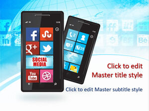 Free Social Media Windows Phone PPT Template