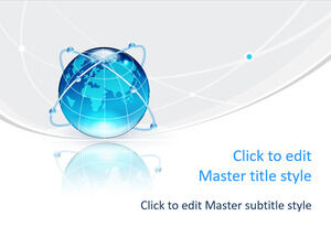 Free Net Earth PPT Template Free Net Earth PPT Template