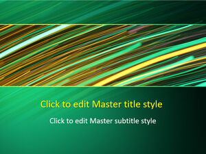 Plantilla PPT de cables abstractos gratis