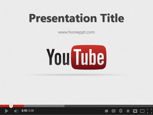 ฟรีเทมเพลต Youtube PPT