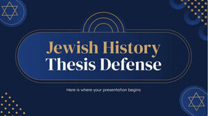 Jewish History Thesis Defense