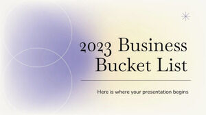 Business-Bucket-List 2023