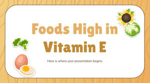 Продукты с высоким содержанием витамина Е