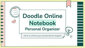 Organisateur personnel de carnet en ligne Doodle