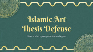 Defensa de Tesis de Arte Islámico