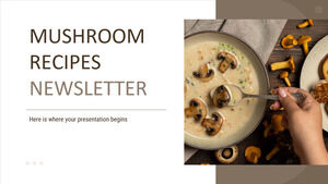 Mushroom Recipes Newsletter
