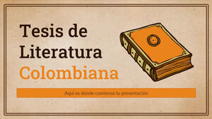 Tesi di letteratura colombiana