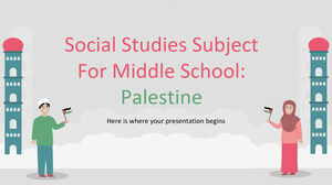 Studii sociale Disciplina pentru gimnaziu: Palestina