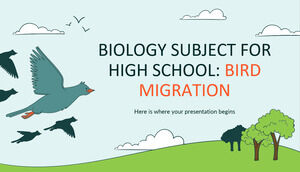 Biologiefach für das Gymnasium: Vogelzug