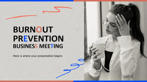 Burnout-Prävention Business Meeting