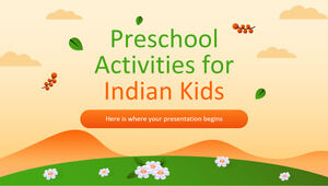 Vorschulaktivitäten für indische Kinder