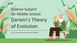 Matière scientifique pour le collège : la théorie de l'évolution de Darwin